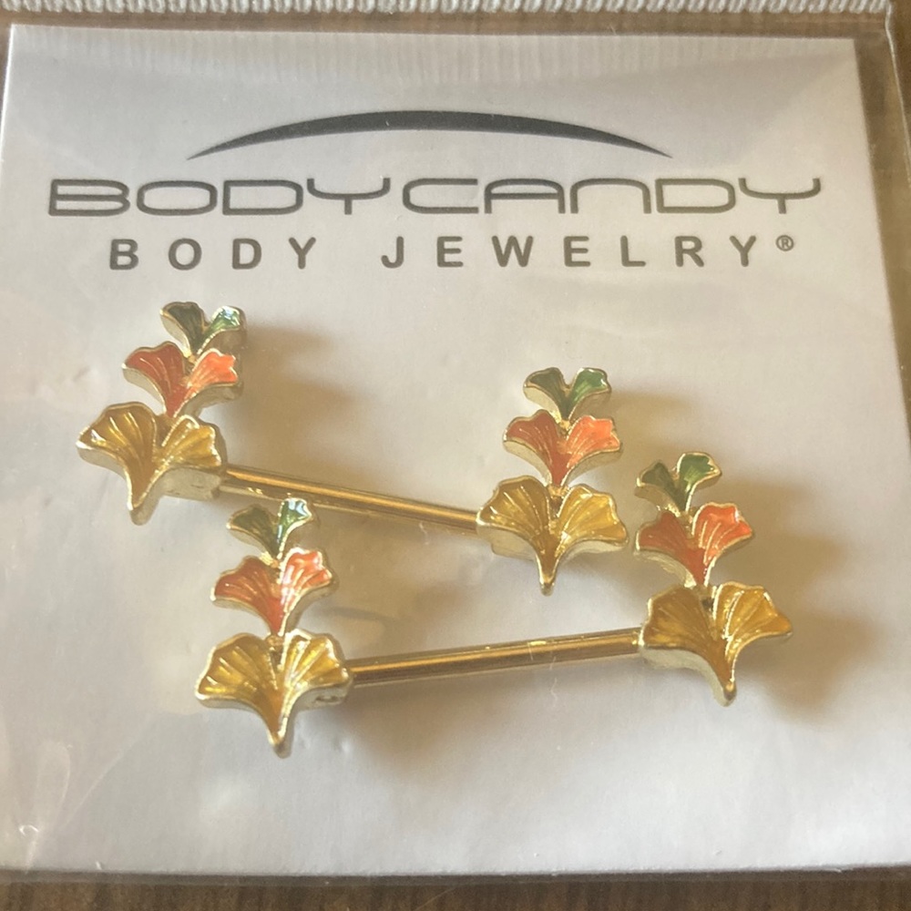 Body Candy pierced nipple bar